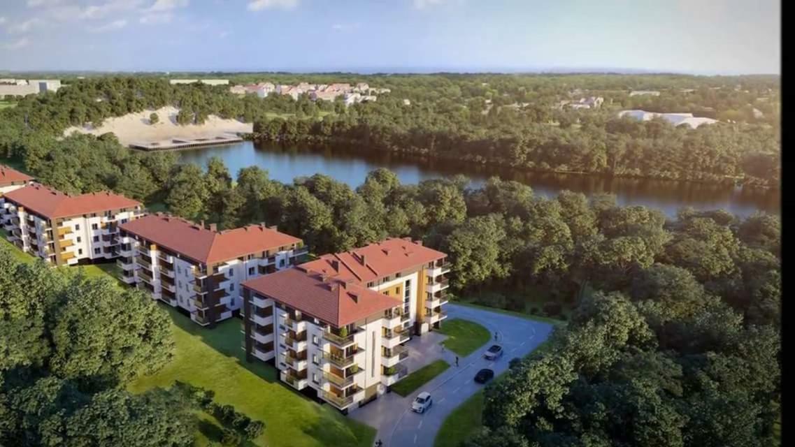 Apartament Widok Z Tarasami Ostróda Esterno foto
